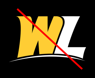 WLU Logo Swoosh White