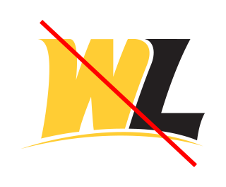 WLU Logo W Gold Y Black