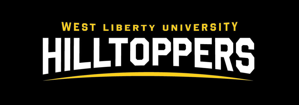 Logo that says West Liberty University with Hilltoppers underneath