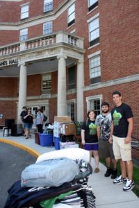 Hughes Hall move in day