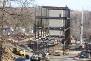 Campbell Hall construction