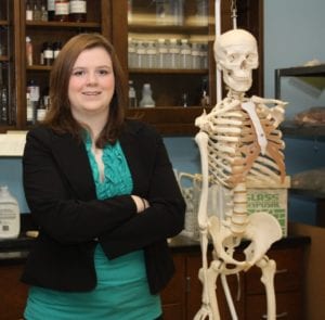 Leah Starkey, chemistry/biology major.