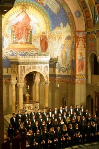 The Concert Choir is shown in the Cathedral of St. Joseph, during a previous concert. The 2013 concert is at 7 p.m., Friday, May 10.