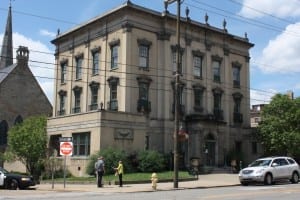 Historic First Capitol of Wheeling, 1413 Chapline St., now home to WLU's business incubator.