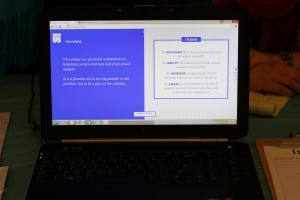 Students and staff are being asked to get involved and sign the national pledge, It's On Us.