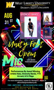 DEI Sponsors Unity Fest Open Mic Poetry and Hip Hop Concert - WLU: News &  Media Relations