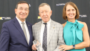Dr. Daniel Joseph, Dr. John P. McCullough, Betsy Delk