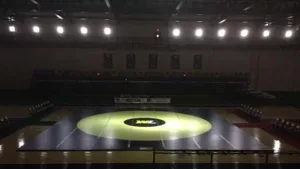 WLU Wrestling Mat