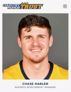 Chase Harler - Business Development Manager for Country Roads Trust