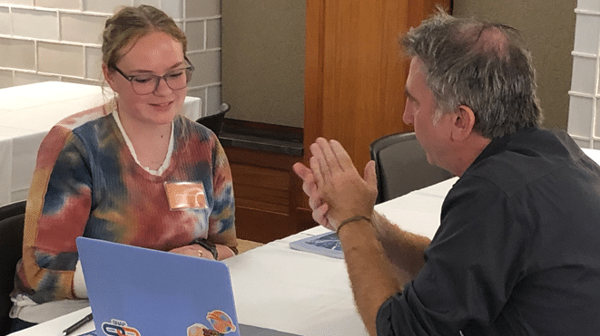 WLU student Sydney Bodak_Larkin Werner Partner Wall _ Wall Studios