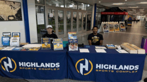 WLU Sport Management students assisted with event coordination and management at the “Stronger Together” event at the Highlands on August 30, 2025_