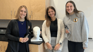 WLU students gain hands-on experience through direct patient care and advanced simulation, including the CARL hearing loss simulator, which allows safe, realistic clinical training.