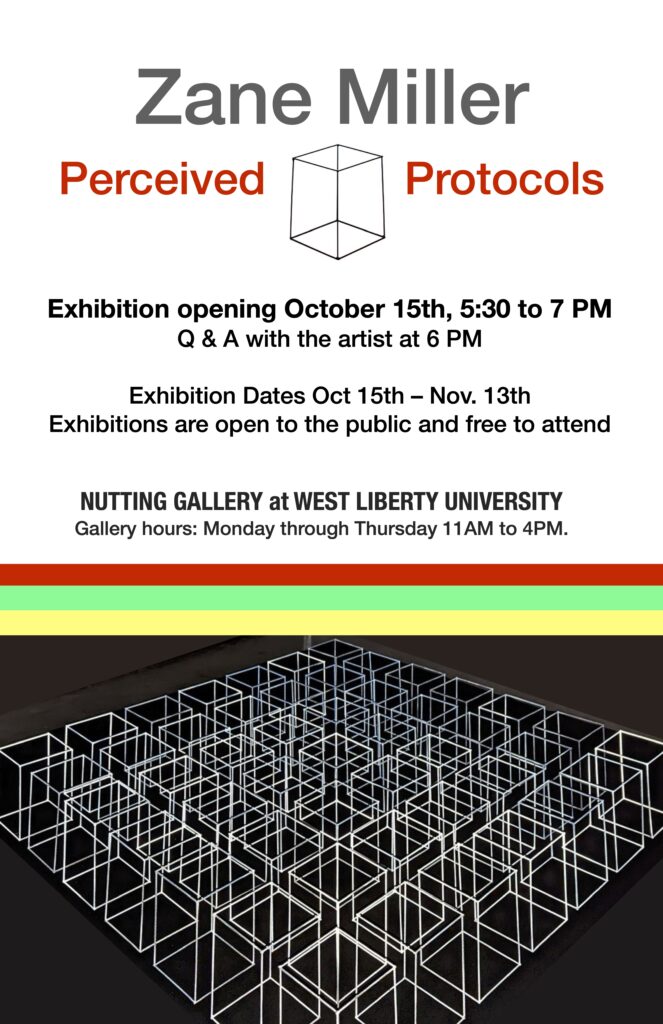 West Liberty University Welcomes Artist Zane Miller to Nutting Gallery