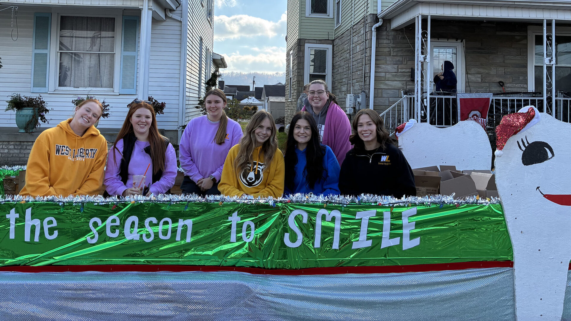 WLU Dental Hygiene Students Distribute 4,000 Toothbrushes During Local Christmas Parades