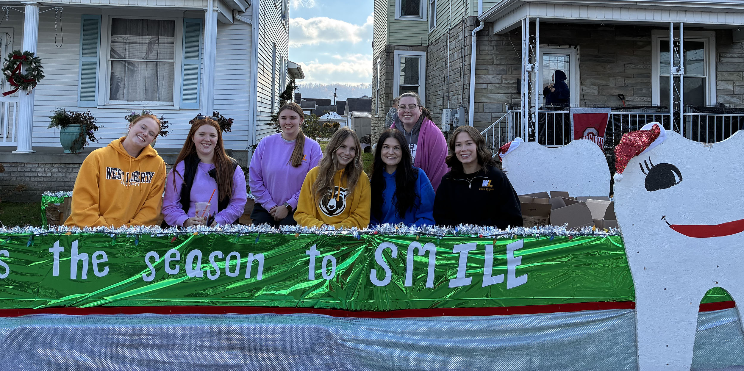 Dental Hygiene Christmas Parade Float