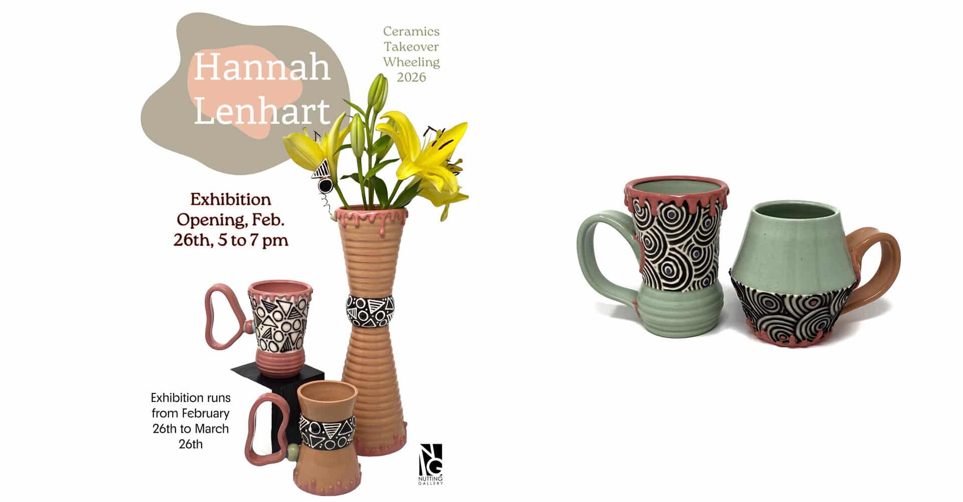 “Ceramics Take Over Wheeling” Comes to West Liberty University’s Nutting Gallery