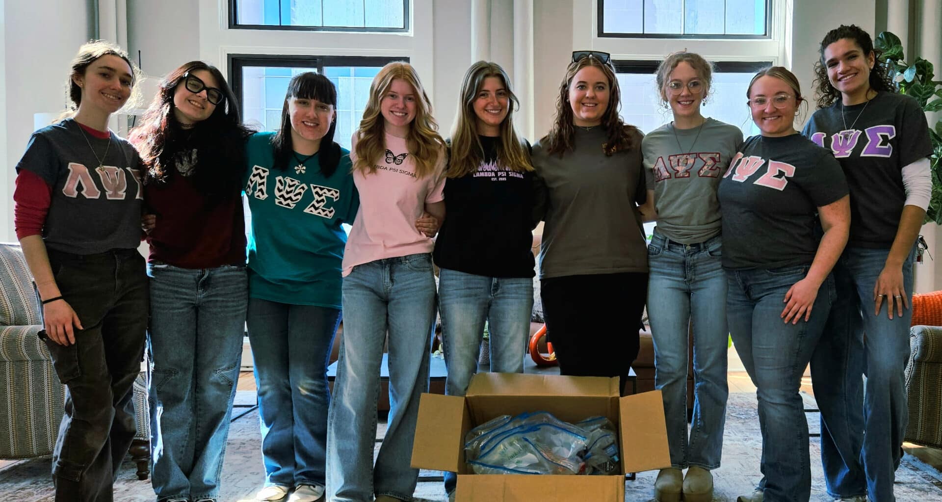West Liberty University’s Lambda Psi Sigma Volunteers at Wheeling YWCA