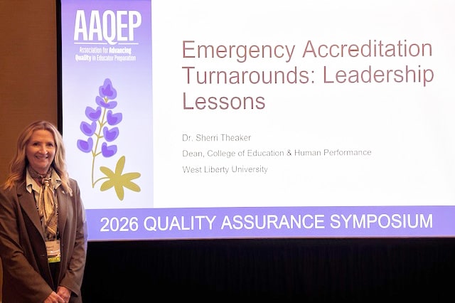 West Liberty University Dean Presents at National Educator Preparation Symposium