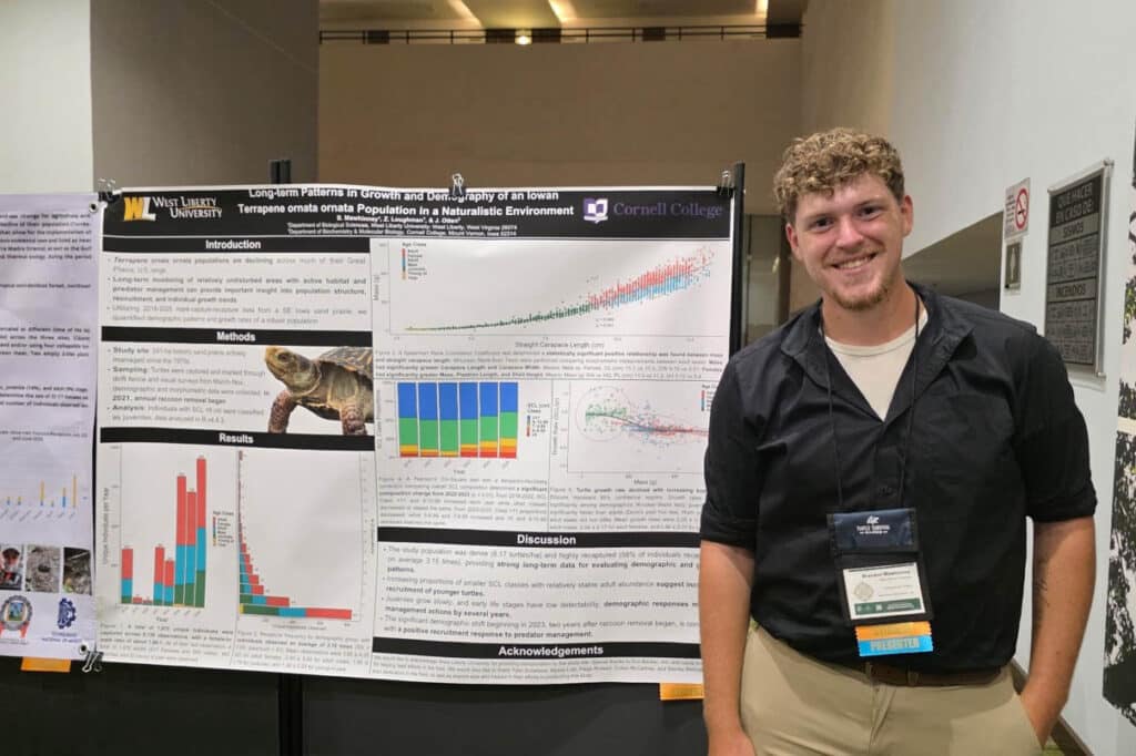 West Liberty University Student Wins International Award at Turtle Conservation Symposium