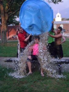 Evan Newman gets iced!