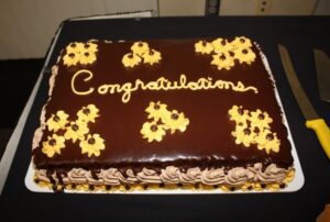 retirement cake