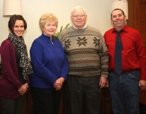 Dental Hygiene Director Stephanie Meredith, Linda & David Edwards, Dean Robert Kreisberg