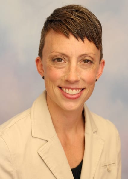 Associate Professor of English Dr. Angela Rehbein