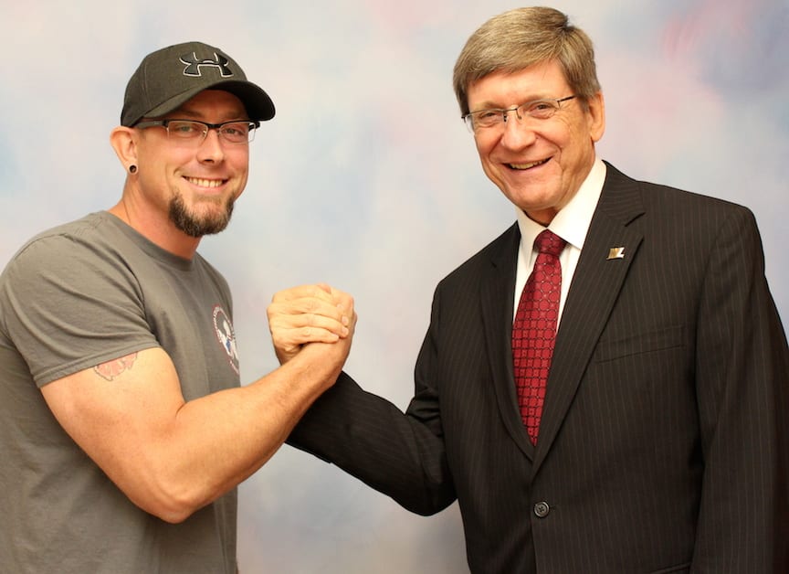 Tom Wells vs President Greiner crop