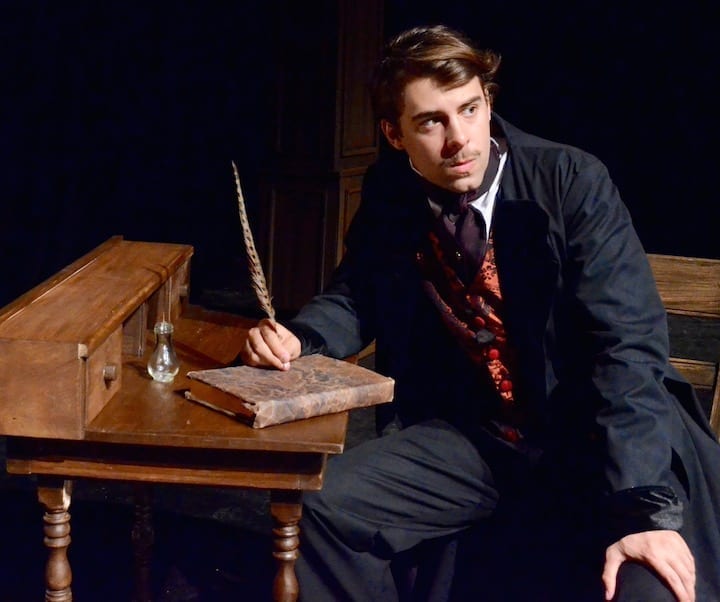 Alex Gordon an actor in the upcoming John Hardy work entitled POE; MASTER OF THE MACABRE.