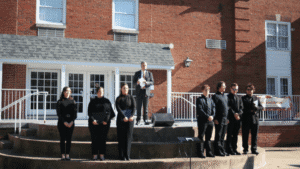 Dr. Borchers and the WLU Choral Scholars