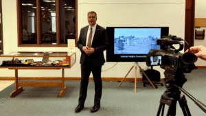 Dr. Tim Borchers Welcomes Visitors to The Student Success Center