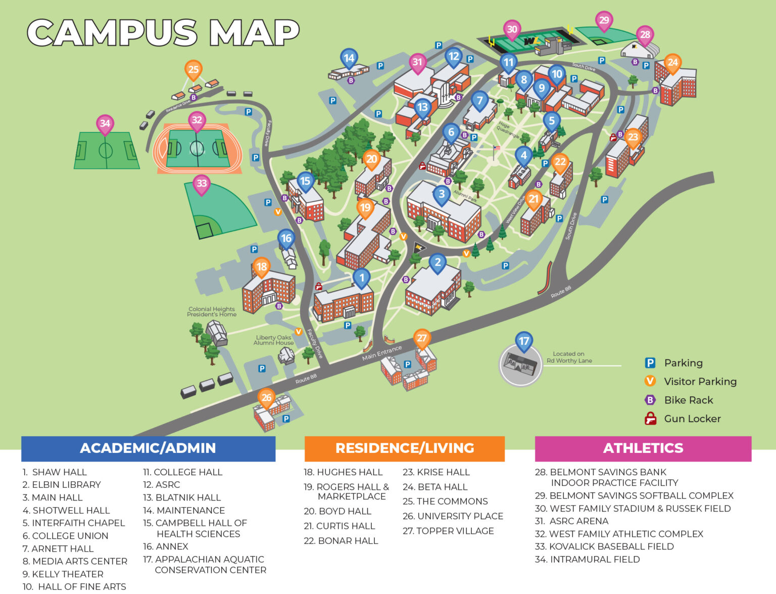 CampusMap Labeled May2025