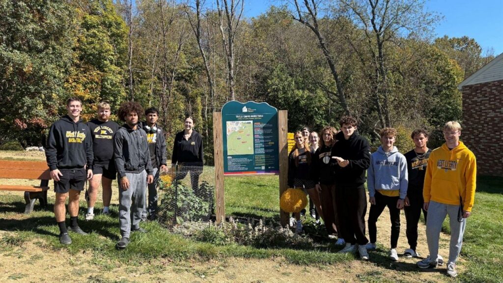 The Campus Woods trails provide recreational and educational opportunities for West Liberty University students.