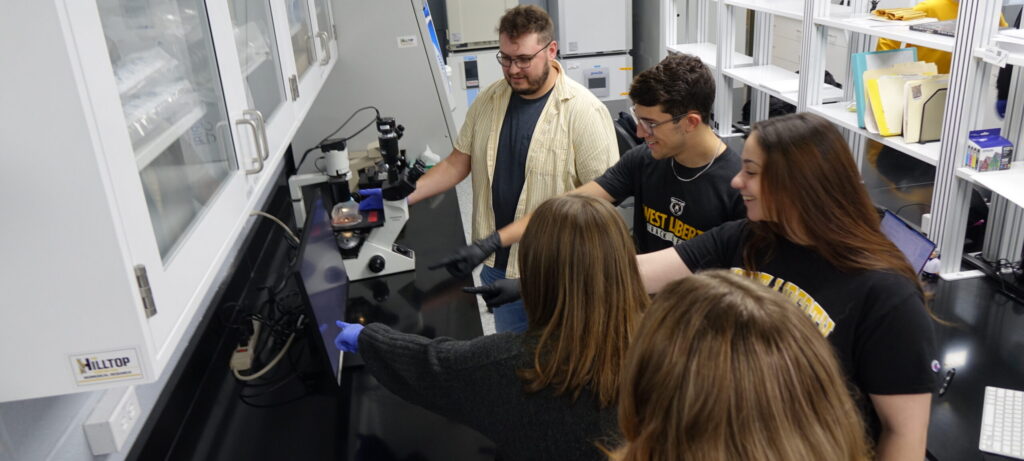 microscope lab demonstration